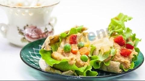Pita i hummus — przekąska do pracy przepis ze zdjęciami krok po kroku