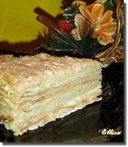 Klasyczny tort Napoleon z kremem budyniowym przepis ze zdjęciami krok po kroku