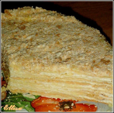Klasyczny tort Napoleon z kremem budyniowym przepis ze zdjęciami krok po kroku