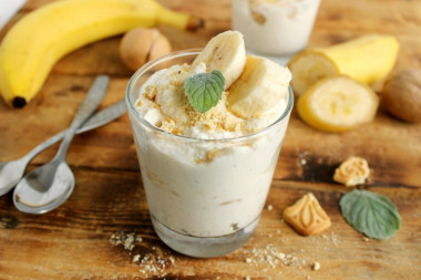 Twaróg z bananem przepis ze zdjęciami krok po kroku i wideo