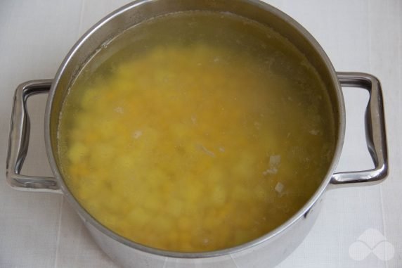 Kremowa zupa kukurydziana z wołowiną: zdjęcie przygotowania przepisu, krok 6