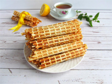 Wafle z radzieckiej wafelnicy przepis ze zdjęciami krok po kroku i wideo