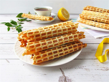 Wafle z radzieckiej wafelnicy przepis ze zdjęciami krok po kroku i wideo