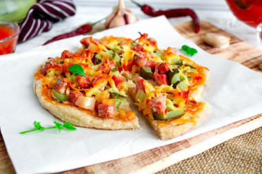 Pizza z mikrofalówki w 5 minut przepis ze zdjęciami krok po kroku i wideo