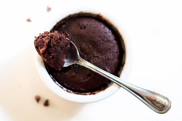 Brownie z mikrofalówki przepis ze zdjęciami krok po kroku