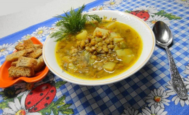 Postna zupa z soczewicą w multicookerze przepis ze zdjęciami krok po kroku