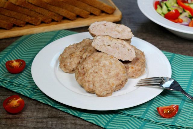 Kotlety wieprzowe na parze w multicookerze przepis ze zdjęciami krok po kroku