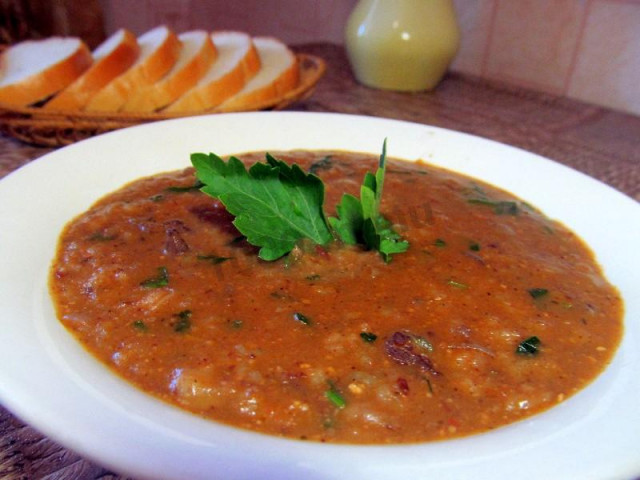 Zupa charczo w multicookerze przepis ze zdjęciami krok po kroku i wideo