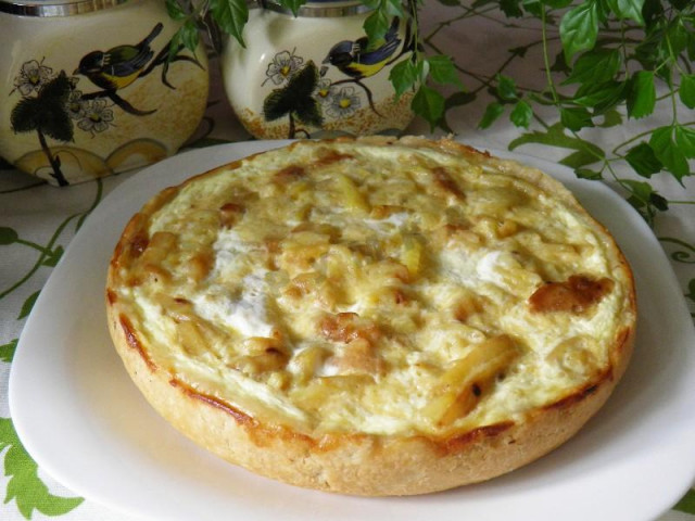 Tarta z grzybami w multicookerze przepis ze zdjęciami krok po kroku