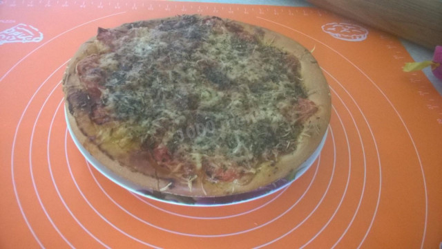 Pizza warzywna w multicookerze przepis ze zdjęciami krok po kroku
