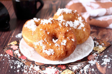 Słodkie donuty smażone w oleju przepis ze zdjęciami krok po kroku i wideo