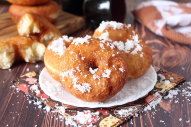 Słodkie donuty smażone w oleju przepis ze zdjęciami krok po kroku i wideo