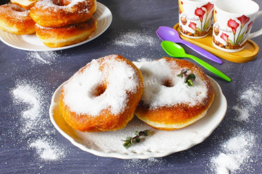 Domowe donuty drożdżowe smażone na patelni przepis ze zdjęciami krok po kroku i wideo