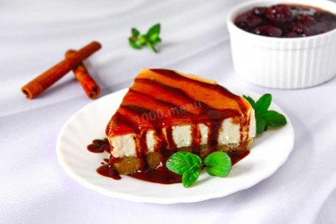 Cheesecake bez pieczenia z twarogiem, ciastkami i żelatyną przepis ze zdjęciami krok po kroku i wideo