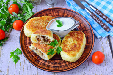 Zrazy ziemniaczane z mięsem przepis ze zdjęciami krok po kroku
