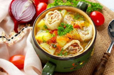 Babcina zupa przepis ze zdjęciami krok po kroku