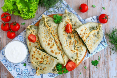Placki z zieleniną na patelni przepis ze zdjęciami krok po kroku i wideo