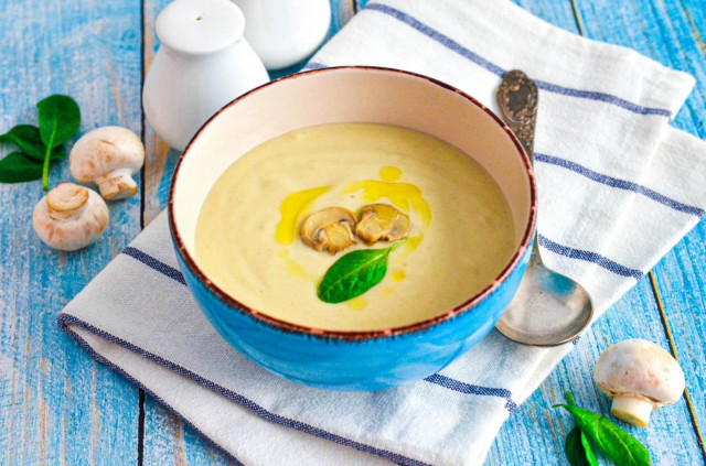 Zupa krem z pieczarek z ziemniakami w blenderze przepis ze zdjęciami krok po kroku i wideo