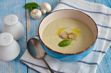 Zupa krem z pieczarek z ziemniakami w blenderze przepis ze zdjęciami krok po kroku i wideo
