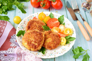 Kotlety z kurczaka z cukinią przepis ze zdjęciami krok po kroku