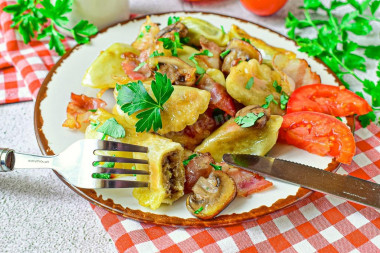Smażone pierogi z ziemniakami przepis ze zdjęciami krok po kroku i wideo