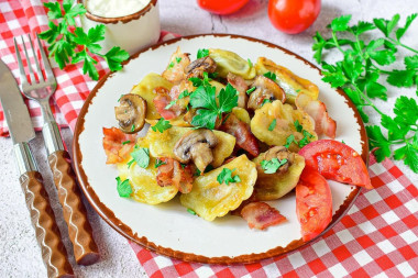 Smażone pierogi z ziemniakami przepis ze zdjęciami krok po kroku i wideo