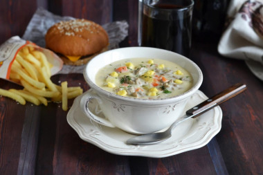 Zupa cheeseburgerowa z mięsem mielonym i ziemniakami przepis ze zdjęciami krok po kroku i wideo