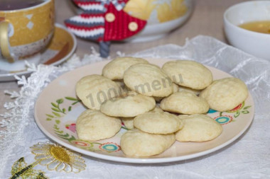 Ciasteczka w mikrofalówce na mleku i maśle przepis ze zdjęciami krok po kroku i wideo