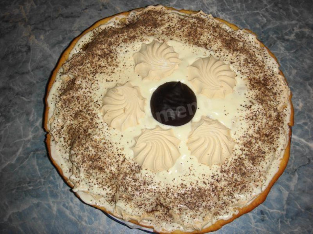 Tort z zefiru na kruchym spodzie przepis ze zdjęciami krok po kroku