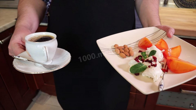 Persymona z serkiem twarogowym przepis ze zdjęciami krok po kroku i wideo