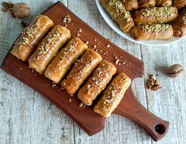Turecka baklawa w domu przepis ze zdjęciami krok po kroku