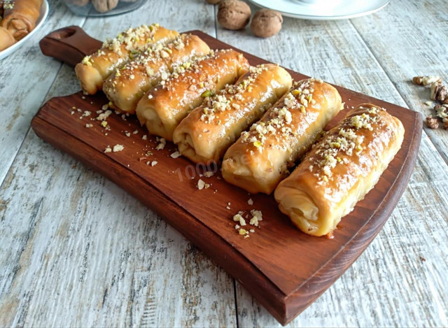 Turecka baklawa w domu przepis ze zdjęciami krok po kroku