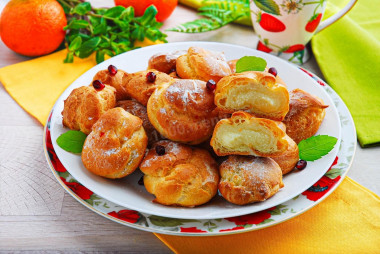 Ciasto parzone na ptysie przepis ze zdjęciami krok po kroku