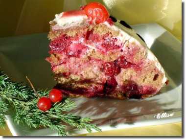 Tort „Pancho” z wiśniami przepis ze zdjęciami krok po kroku