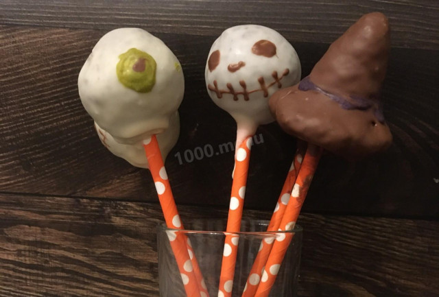 Cake pops na Halloween przepis ze zdjęciami krok po kroku i wideo
