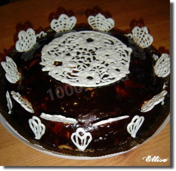 Tort à la „Fale Dunaju” z bitą śmietaną przepis ze zdjęciami krok po kroku