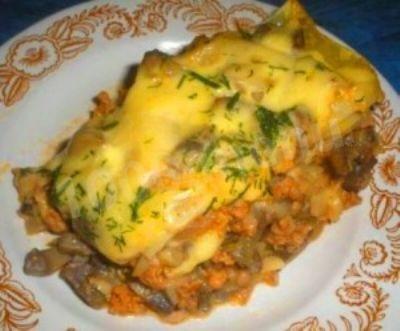 Lasagne z kapusty przepis ze zdjęciami krok po kroku