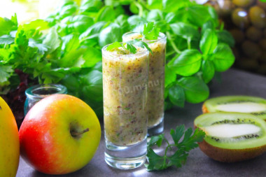 Smoothie z selera i jabłek w blenderze przepis ze zdjęciami krok po kroku i wideo