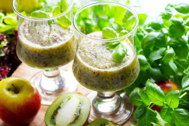 Smoothie z selera i jabłek w blenderze przepis ze zdjęciami krok po kroku i wideo