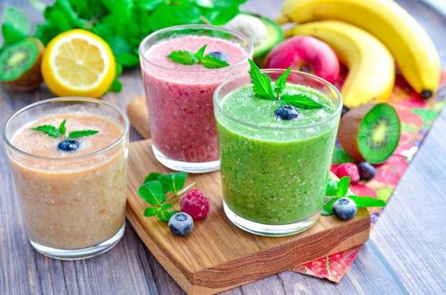 Smoothie jabłko-banan przepis ze zdjęciami krok po kroku i wideo