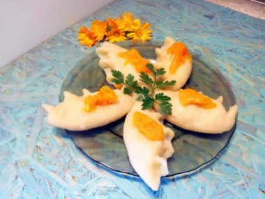 Pierogi z dynią przepis ze zdjęciami krok po kroku