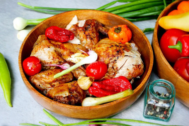 Kurczak w całości z tandooru przepis ze zdjęciami krok po kroku