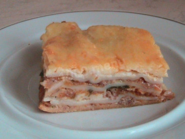 Lasagne z mięsem mielonym, serem i warzywami przepis ze zdjęciami krok po kroku