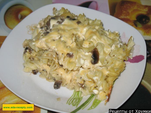 Leniwa lasagne z pieczarkami przepis ze zdjęciami krok po kroku