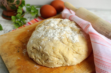 Ciasto na kurnik na margarynie i kefirze przepis ze zdjęciami krok po kroku