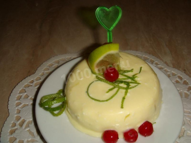 Mus limonkowy przepis ze zdjęciami krok po kroku