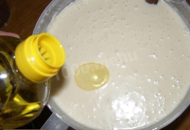 Ciasto na naleśniki na kefirze, oleju i skrobi przepis ze zdjęciami krok po kroku