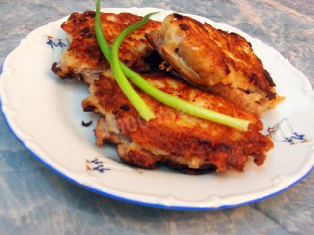 Kotlet wieprzowy w ziemniaczanym płaszczu przepis ze zdjęciami krok po kroku