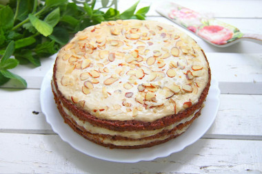 Postny tort marchewkowy przepis ze zdjęciami krok po kroku
