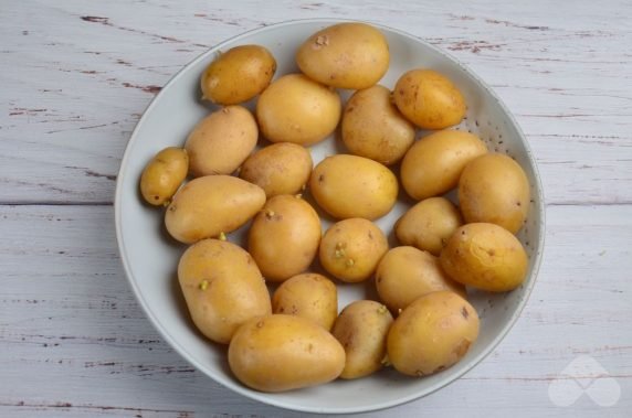 Młode ziemniaki po wiejsku: zdjęcie przygotowania przepisu, krok 1